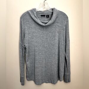 Rachel Zoe Gray Pullover Cowl neck top